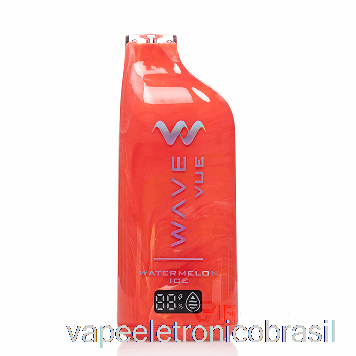 Vape Eletrônico Wave Vue 10000 Descartável Melancia Gelo